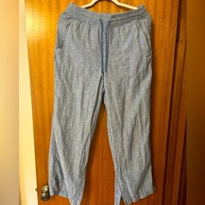 Athleta Retreat Linen Wide Leg Pant